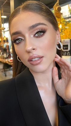 Natural Prom Makeup, Natural Glam Makeup, Prom Makeup Looks, Formal Makeup, Smink Inspiration