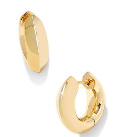 Kendra Scott Mikki Shiny Huggie Hoop Earrings | Dillard's Brass Hinges, Jewelry Essentials, Huggie Hoop Earrings, Accessories Jewelry Earrings, Christmas 2024, Dillard's, Huggies Earrings, Kendra Scott, Christmas List