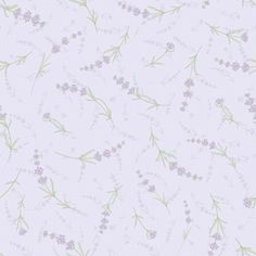 an image of lavender flowers and leaves on a light purple background with green trimmings