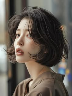 Explore Trendy Korean Bob Haircuts: Styles for Every Face Shape and Personality Korean Bob, Long Face Shapes, Hair Projects, Hair Style Korea, Haircuts For Wavy Hair, Haircut Inspiration, Christmas Hairstyles, Real Model