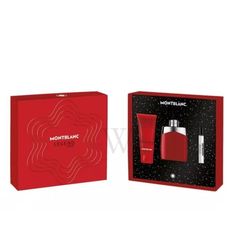 Launch year: 2022. Top notes: Blood orange, Grapefruit, Cardamom. Heart notes: Cedar, Juniper berries, Clary sage. Base notes: Atlas cedar, Mahogany, Tonka bean. Design house: MontBlanc. Scent name: Legend Red. Gender: Men's. Category: Perfume. SubType: Gift Set. Barcode: 3386460132237. EDP Spray 100ml, EDP Spray 7.5ml, Shower Gel 100ml. MontBlanc Men's Legend Red Gift Set Fragrances 3386460132237. This item is only valid for shipment in the Contiguous United States. Atlas Cedar, Juniper Berries, Versace Watch, Fine Pens, Red Gift, Clary Sage, Fragrance Gift, Heart Notes, Cheap Gifts