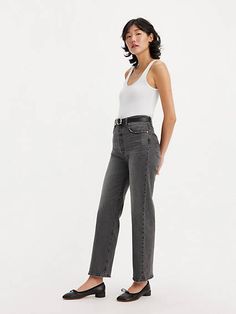 Our highest high rise yet. Our Ribcage Straight jeans;with their soaring 14-inch rise;have become a waist-defining, leg-lengthening obsession. This fit will show off your figure and make you feel as amazing as you look. A versatile fit with a flattering high-rise Finished with a classic straight leg Hits at the ankle A waist-defining, leg-lengthening obsession Mosaic Ornaments, Playhouse Makeover, Playroom Mural, Levis Ribcage Straight Ankle Jeans, Playhouse Ideas, Levis Ribcage Straight, Levi's Ribcage, School Auction, Ribcage Jeans