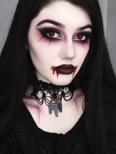 Dracula Makeup, Vampire Makeup Looks, Holloween Makeup, Monster Makeup, Vampire Halloween Costume, Halloween Makeup Pretty