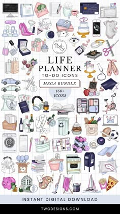 the ultimate guide to life planner mega bundle