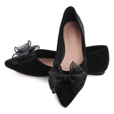 PRICES MAY VARY. ✅[MATERIAL]:Material:Faux nubuck Leather and rubber ✅[DESIGN]:this flats with 4 colors for you,the size from us 3.5-us 10; ✅[LIGHTWEIGHT]:this ballets flats is Easy To Slip On/Off and comfortable to walk a long way ✅[OCCASION]:the pointed toe flats suit for walking,working,cosplay,shopping and other casual occasion; ✅[100% SATISFACTION GUARANTEED]: - You're taking no risk with your purchase. We offer 100% no risk money-back guarantee if you're not thrilled with your ballets flats for any reason.Just tell us and we will do our best to give you the most satisfactory solution.Our only rule when it comes to customer service is customer first.  Material:Faux nubuck Leather and rubber  Please contact us if you have no idea about size, we are honored to help you. Size Chart US 3. Cosplay Shopping, Black And White Flats, Women's Ballet Flats, Ballet Dress, Womens Ballet Flats, Pointed Toe Flats, Nubuck Leather, Womens Boots Ankle, Black Flats