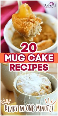 20 mug cake recipes that are ready in one minute