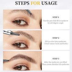 Eyelid Types, Eyebrow Microblading, Full Eyebrows, Waterproof Eyebrow Pencil, Makeup Eyebrows