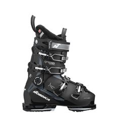 Nordica Speedmachine 85 Womens Ski Boots earns an extra $25.00 in your Willi's ReWards account. Nordica Speedmachine 85 Womens Ski Boots The Speedmachine 85 W delivers top of the line all mountain performance, regardless of the conditions. Progressing intermediate skiers that want a snug yet comfortable fit will feel right at home in this boot. The 100mm medium last width is for average sized feet. With its fully customizable Infrared TriForce shell, precision fit liner, anatomical women’s cuff Womens Ski Boots, Womens Ski, Climbing Helmets, Winter Running, Ski Shop, Alpine Skiing, Moon Boots, Bike Helmet, Flexing