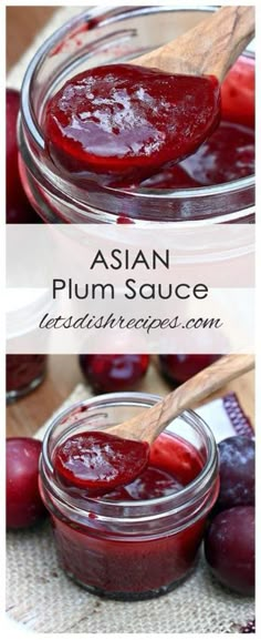 Recipes With Plum Sauce, Plum Sauce Recipe, Daring Gourmet, Sweet And Sour Sauces, Asian Spices, Plum Sauce, Asian Sauce, Fresh Salad