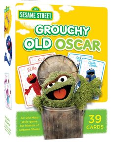 the sesame street grouchy old oscar card game is on sale for $ 39