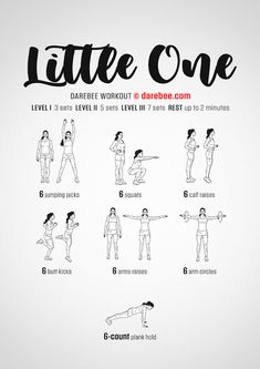 a poster with instructions on how to do a little one yoga pose for beginners