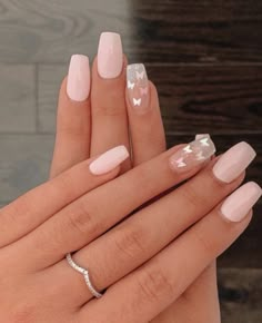 Spring Acrylic Nails, Cute Simple Nails, Colorful Nails, Simple Acrylic Nails, Acrylic Nails Coffin Short, Short Acrylic Nails Designs