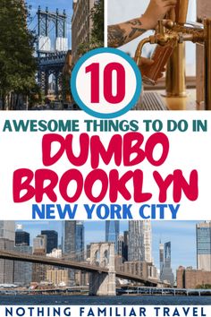 Dumbo Brooklyn Brooklyn Things To Do, New York Day Trip, Dumbo New York, Dumbo Nyc, Brooklyn Dumbo, York Things To Do, Dumbo Brooklyn