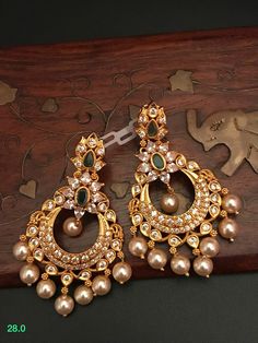 Big Buttalu Earrings Gold Bridal, Chandh Balies Gold, Ear Rings Chandbalis Gold, Earrings Gold Jumkas, Chand Bali Earrings Gold Antique, Nakshi Chandbali Earrings Gold, Ear Rings Gold Indian Bridal, Chaand Baaliyan Earings, Jumkas Gold Indian Bridal