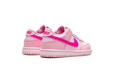 Shop Dunk Low PS "Triple Pink" at Stadium Goods, the world's premier marketplace for authentic sneakers and streetwear. Fast shipping, easy returns. Nike Triple Pink Dunks, Nike Dunk Low Triple Pink Outfit, Womens Dunks Low, Cheap Nikes Shoes For Women, Low Pink Dunks, Light Pink Nike Dunks, Nike Shoes Women Pink, Barbie Nikes, Triple Pink Low Dunks