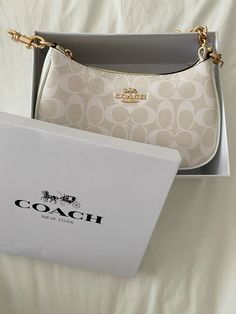 beige coach Coach Beige Bag, Cream Coach Bag, Coach Beige Shoulder Bag, Coach Bah, Coach Aesthetic