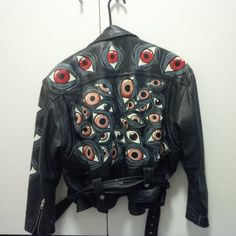 Battle Jacket, Diy Vetement, Gold Aesthetic, Estilo Punk, Painted Clothes, Black Mamba, Character Outfits, Style Outfits