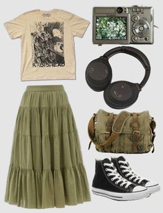 Naturecore Outfit, Hippie Style Clothing, Funky Outfits, Dress Design Sketches, Future Outfit, Fairy Grunge, Alternative Outfits