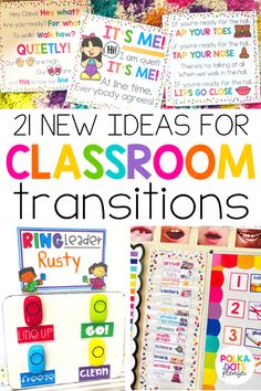 two new ideas for classroom transitions