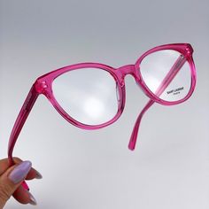 Saint Laurent Sl589 004 Eyeglasses Transparent Fuchsia Pink Oval Women Brand: Saint Laurent Model: Sl589 Color Code: 004 Gender: Women Year: 2023 Frame Color: Transparent Fuchsia Pink Lens Color: Demo Frame Shape: Oval Frame Style: Full-Rim Frame Material: Recycled Acetate Size: 52x19x145 Made In Italy. Full Retail Package With All Accessories: Case, Cloth And All Paperwork. 100% Authentic! Pink Glasses Frames, Saint Laurent Fashion, Pink Eyeglasses, Tortoise Glasses, Womens Glasses Frames, Pink Glasses, Saint Laurent Sunglasses, Glasses Brands, Pink Accessories