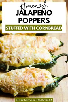 jalapeno poppers stuffed with cornbread are the perfect appetizer