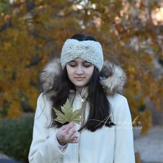 "A knitted headband is a functional and trendy accessory. It keeps your ears warm and doesn't flatten your hair. It's a great option for those, who don't really like hats but want to stay warm during the cooler months.  F I B E R C O N T E N T  20% Wool / 80% Acrylic  C O L O R  Pictured color: WHEAT  S I Z E  Comfortably fits 21\" x 22\" heads  S T Y L E  Fitted  S O C I A L  @byavaneska" Knit Turban Headband, Knit Turban, Headband Ear Warmer, Warm Headbands, Knitted Headband, Ear Warmer Headband, Turban Headband, Wool Winter, Ear Warmer