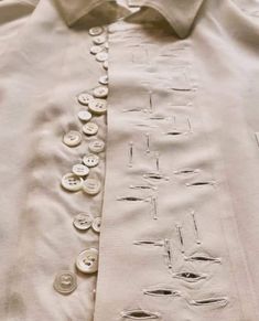 Detail Couture, Yohji Yamamoto, The Shirt, Fashion Sewing, Fashion Details, Design Inspo, Diy Fashion, White Shirt, Diy Clothes