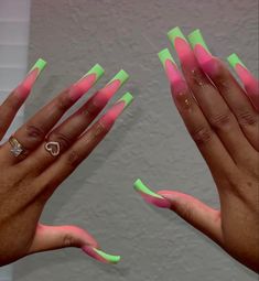 Long Acrylic Nail Designs, Drip Nails, Dope Nail Designs, Long Acrylic Nails Coffin, Exotic Nails, Acrylic Nails Coffin Pink, Long Square Acrylic Nails, Unique Acrylic Nails, Square Acrylic Nails