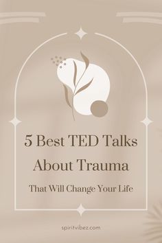 5 Best TED Talks About Trauma That Will Change Your Life Ocd Therapy, Release Emotions, Best Ted Talks, Healing Techniques, Clinical Social Work, Healing Books, Heal Yourself, Counseling Psychology