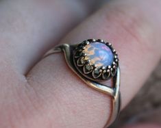 White Fire Opal Ring True Vintage Fire Opal Ring Opal Ring | Etsy Gold Round Opal Ring As Gift, Gold Opal Ring For Gift, Gold Opal Ring Gift, Nickel-free Spiritual Ring For Gift, Vintage Gold Opal Ring Gift, Vintage Opal Birthstone Ring Gift, Vintage Gold Opal Ring For Gift, Spiritual Birthstone Rings Gift, Adjustable Nickel-free Opal Ring As A Gift