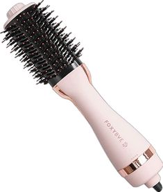 Amazon.com: Foxybae Baby Blush Blowout Brush Mini - Professional Hair Volumizer Brush with Nylon and Boar Bristles - Hair Dryer and Brush Combo - Shine Enhancing Brush - Perfect Hair Styling Tool - Light Pink : Beauty & Personal Care Hair Tool Set, Dryer Brush, Hair Care Tools, Hair Dryer Brush, After Sun, Birthday Wishlist, Volume Hair, Dry Brushing, Blush Color