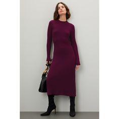 Red knit (40% Polyester, 20% Acrylic, 20% Nylon, 20% Wool). Sweater sheath. Long sleeves. Mock neck. Pull on. Imported. Winter Stretch Sheath Midi Dress, Chic Midi Dress With Crew Neck For Work, Winter Knit Midi Dress For Work, Stretch Sheath Midi Dress For Fall, Knee-length Sweater Dress For Work, Turtleneck Stretch Midi Dress For Work, Stretch Sweater Dress For Workwear In Winter, Stretch Turtleneck Midi Dress For Work, Knit Sweater Dress For Workwear