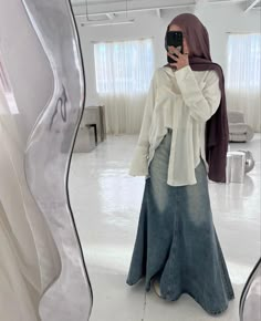 Hijab Streetwear, Stile Hijab, Modesty Outfits, Modest Fashion Hijab, Cute Modest Outfits, Hijabi Style