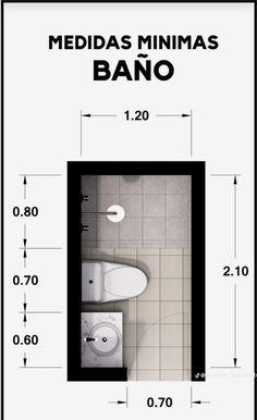 a bathroom with measurements for the size of the toilet and bidet in front of it