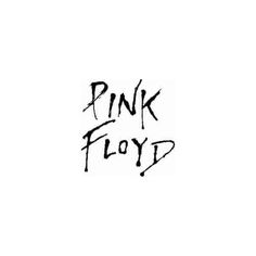 the word pink floyd written in black ink