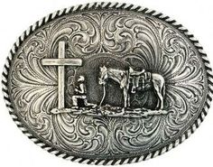 (MS61304) "Christian Cowboy" Western Antique Silver Belt Buckle by Montana Silversmiths Country Belts, Cowboy Buckle, Cowboy Belt Buckles, Cowboy Belt, Silver Belt Buckle, Western Belt Buckles, Western Belt, Silver Belts, Western Belts