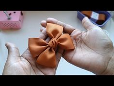 Diy Ribbon, Ribbon Bow, Ribbon