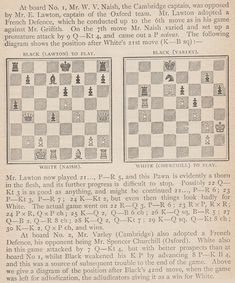 an old book page with chess pieces and numbers on the front cover, in black and white