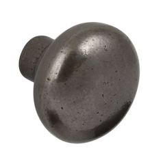 an image of a metal knob on a white background