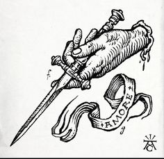 Etching Tattoo, Woodcut Tattoo, Medieval Tattoo, Petit Tattoo, Flash Ideas, Theme Tattoo, Dagger Tattoo, Engraving Illustration