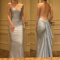 Prom Dress Backless, Women In Dresses, Backless Evening Dress, 파티 드레스, Dress Backless, Backless Prom Dresses, Prom Dress Inspiration, Cute Prom Dresses, Pretty Prom Dresses