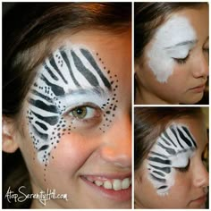 Learn how to do impressive face painting with stencils Animal Face Painting Ideas, Halloween Face Painting, Face Painting Ideas, Face Painting Stencils, Face Painting Tutorials