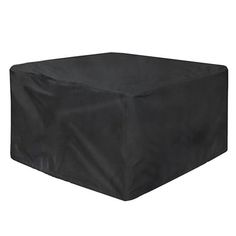 a black cover for an outdoor fire pit