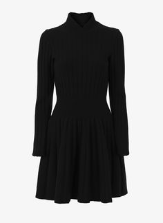 Shop the Alaïa Black Black Skater Dress for women. Shop the US store online now and receive free standard shipping. Skater Dress Outfit, Alaia Dress, Formal Evening Wear, All Black Dresses, Black Skater Dress, Black Jumper Dress, Fall Winter Dresses, Casual Cosplay, Posing Guide