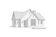 this is an artist's rendering of the front elevation of a home for sale