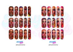 PLEASE READ DESCRIPTION Bratz Baddies Decals 40MM Waterslide Nail Decals 40mm Fits Medium to Long Nails Tips  A sheet of water-slide nail decals for each finger size. Full application instructions provided. Decals will be shipped within 5 business days. Please allow time for printing and drying. PLEASE READ ALL OF THIS WATERSLIDE decals are NOT stickers, they are very similar to temporary tattoos we all wore as children. They do not have an adhesive backing and must be sealed with a top coat (preferrably gel) or acrylic for longer wear. Decals can be applied to natural nails, acrylic nails and press on nails. If you choose to have your decals printed on CLEAR/TRANSPARENT paper then it is best  to wear a light polish behind the decal in order for the image to show clearly, as the decal prin Long Nails Tips, Waterslide Decal Paper, Waterslide Nail Decals, Waterslide Paper, Nails Tips, Waterslide Decals, Decal Paper, Transparent Paper, Nail Length