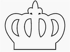 a black and white drawing of a crown