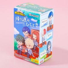 a box with some anime characters on it