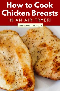 Wings Airfryer, Gluten Free Air Fryer Recipes, Air Fryer Chicken Breasts, Air Fryer Chicken Breast, Recipes Chicken Breast, Air Fryer Chicken Recipes, Raw Chicken Breast, Ninja Foodi Recipes