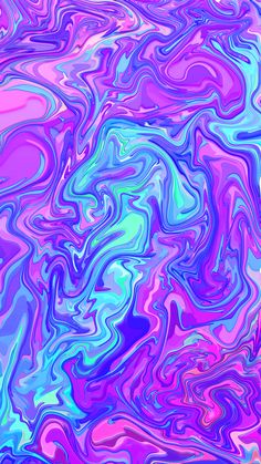 an abstract background with multicolored paint streaks and swirls in pink, blue, green, purple and white